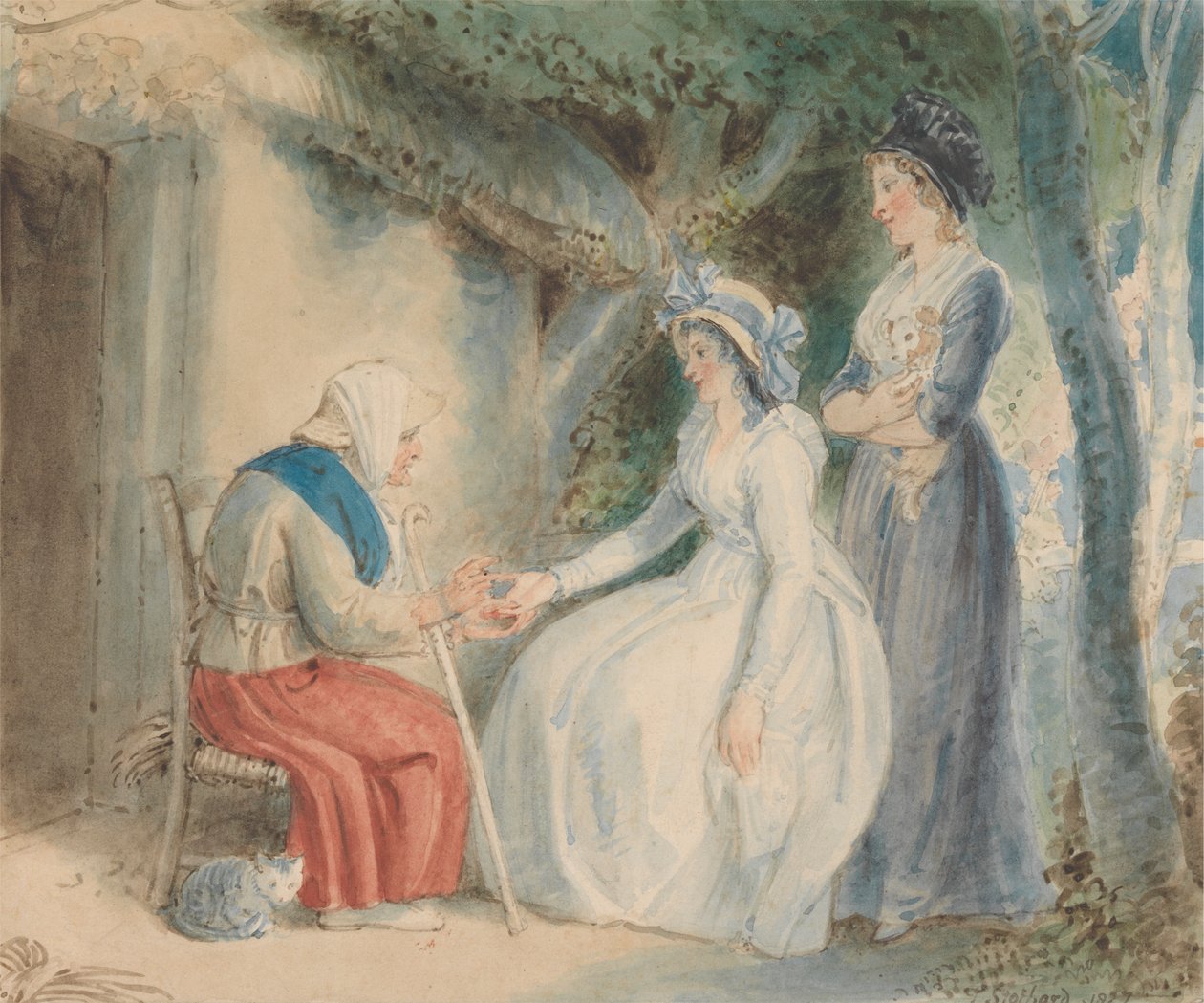 Věštkyně od Thomas Stothard