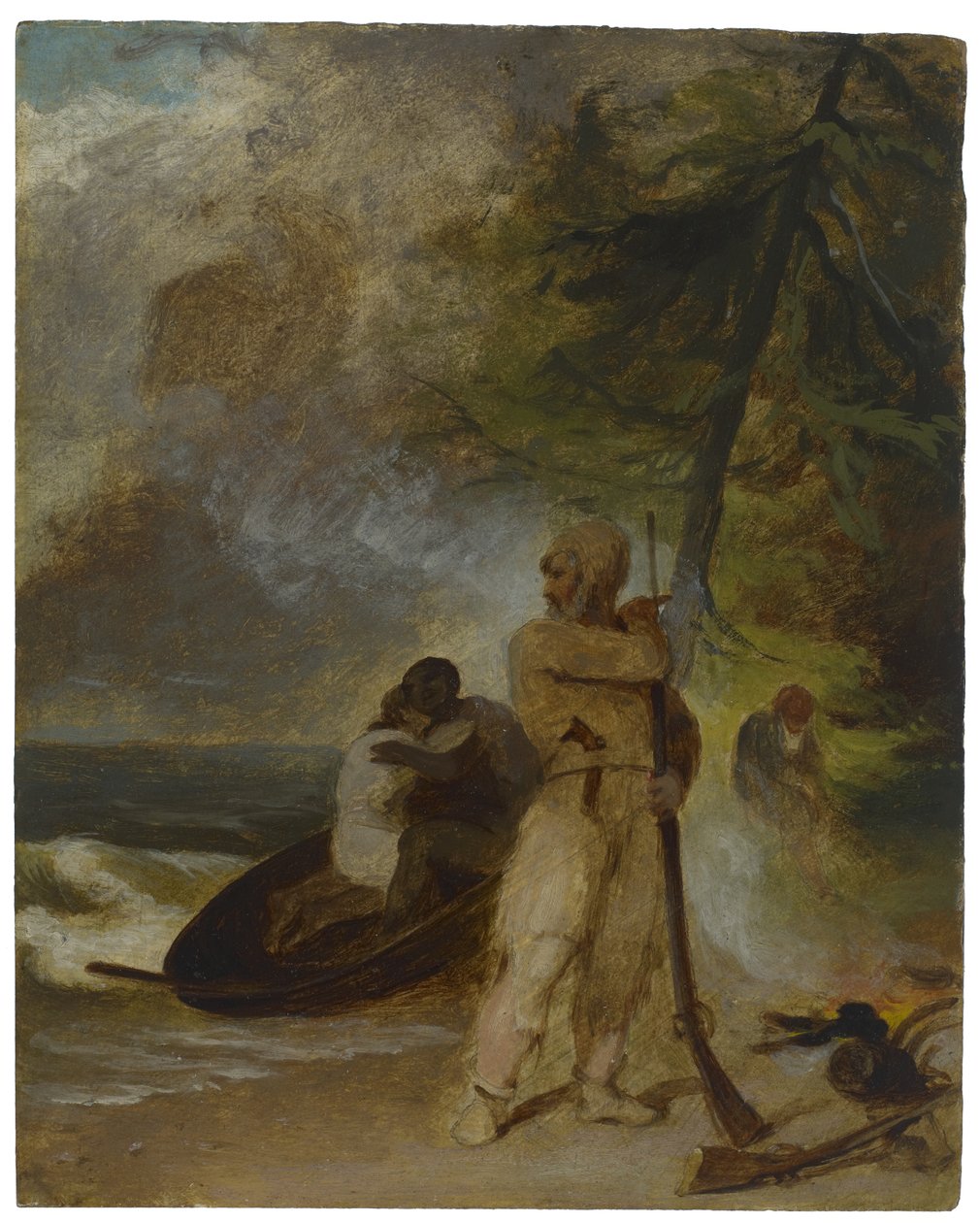 Fridays Father Rescue, c.1856 od Thomas Sully
