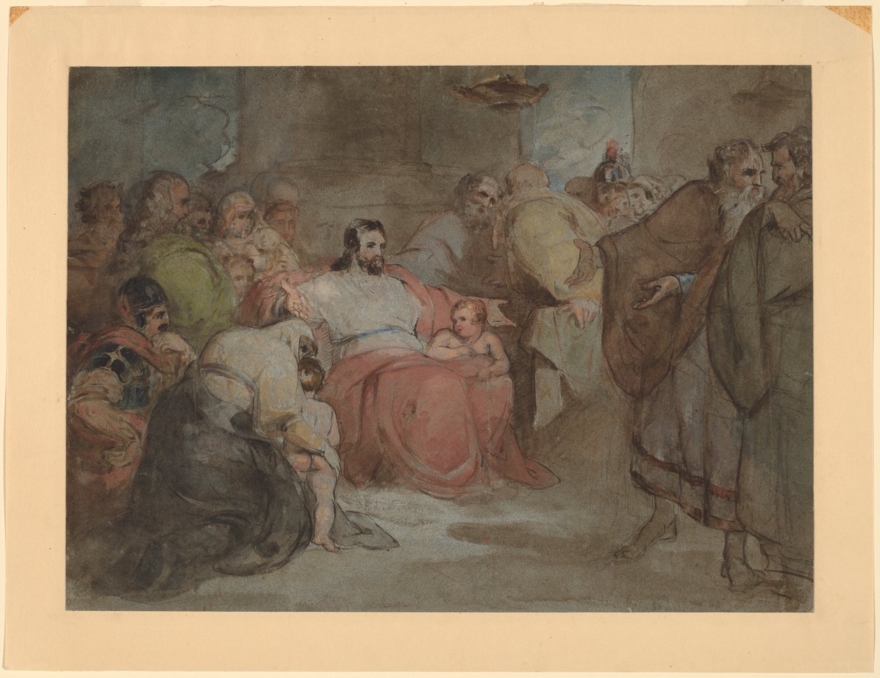 Trpět Malé děti od Thomas Sully