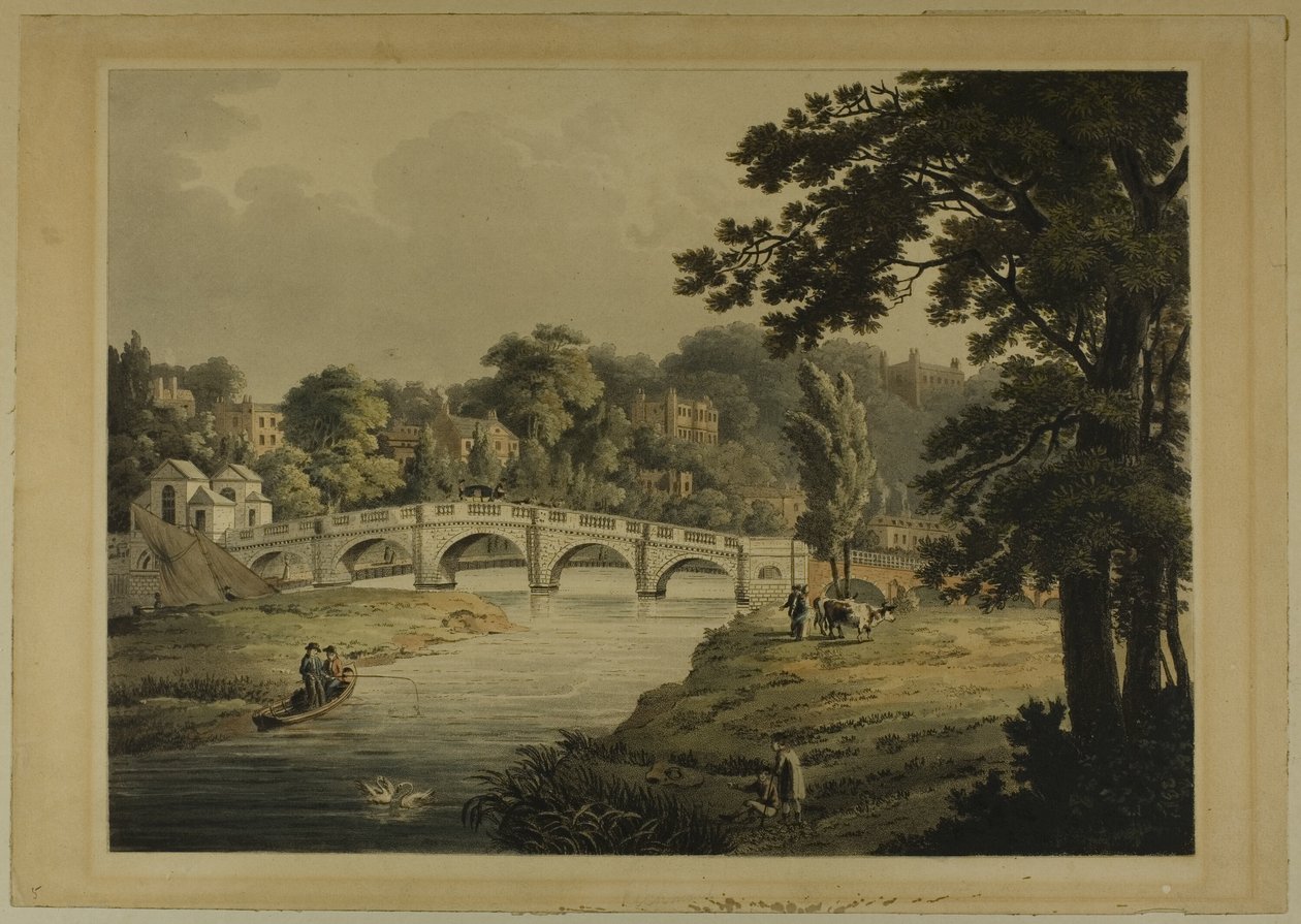 Pohled na Richmond z mostu od Thomas Sutherland