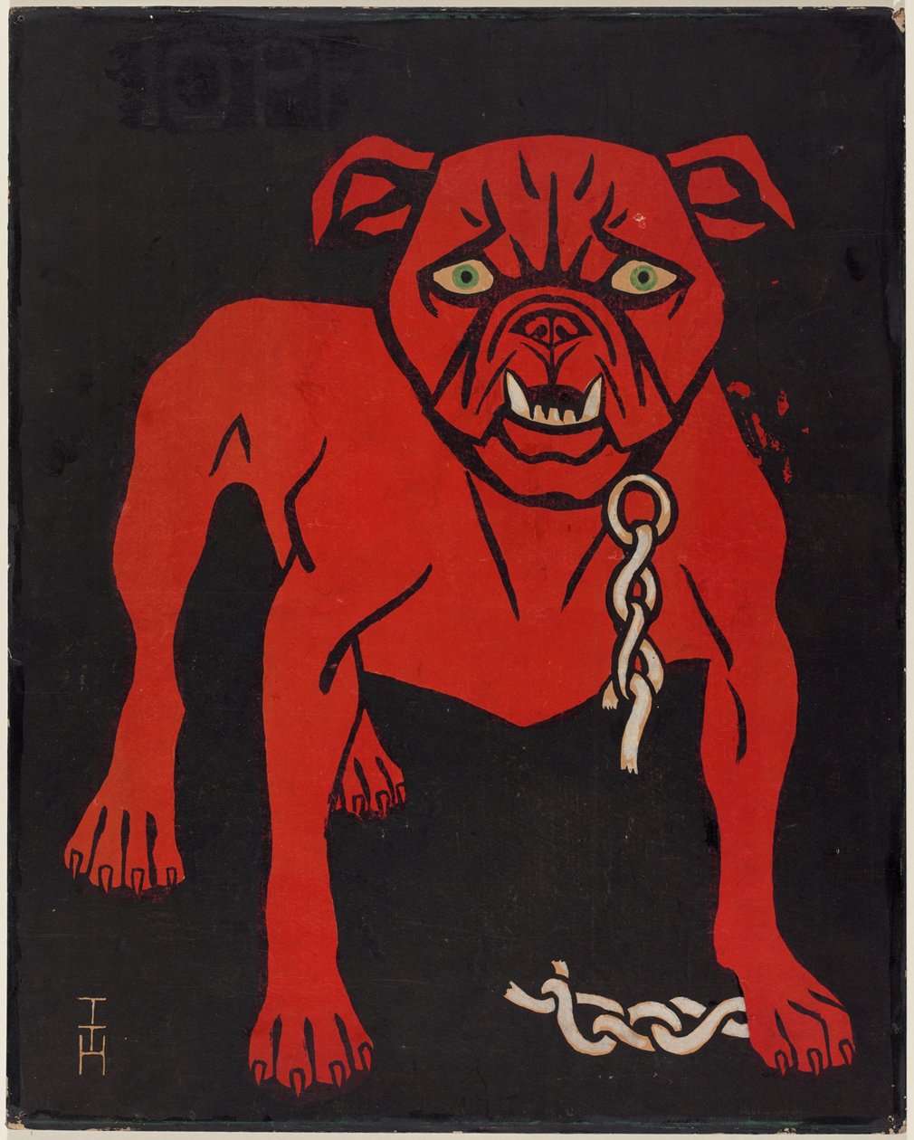 Buldok Simplicissimus od Thomas Theodor Heine