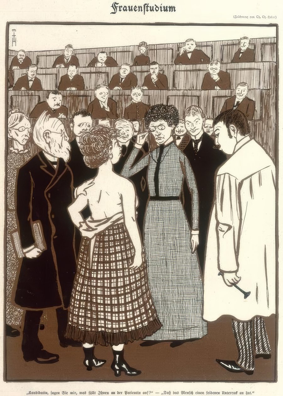 Ženská studia od Thomas Theodor Heine