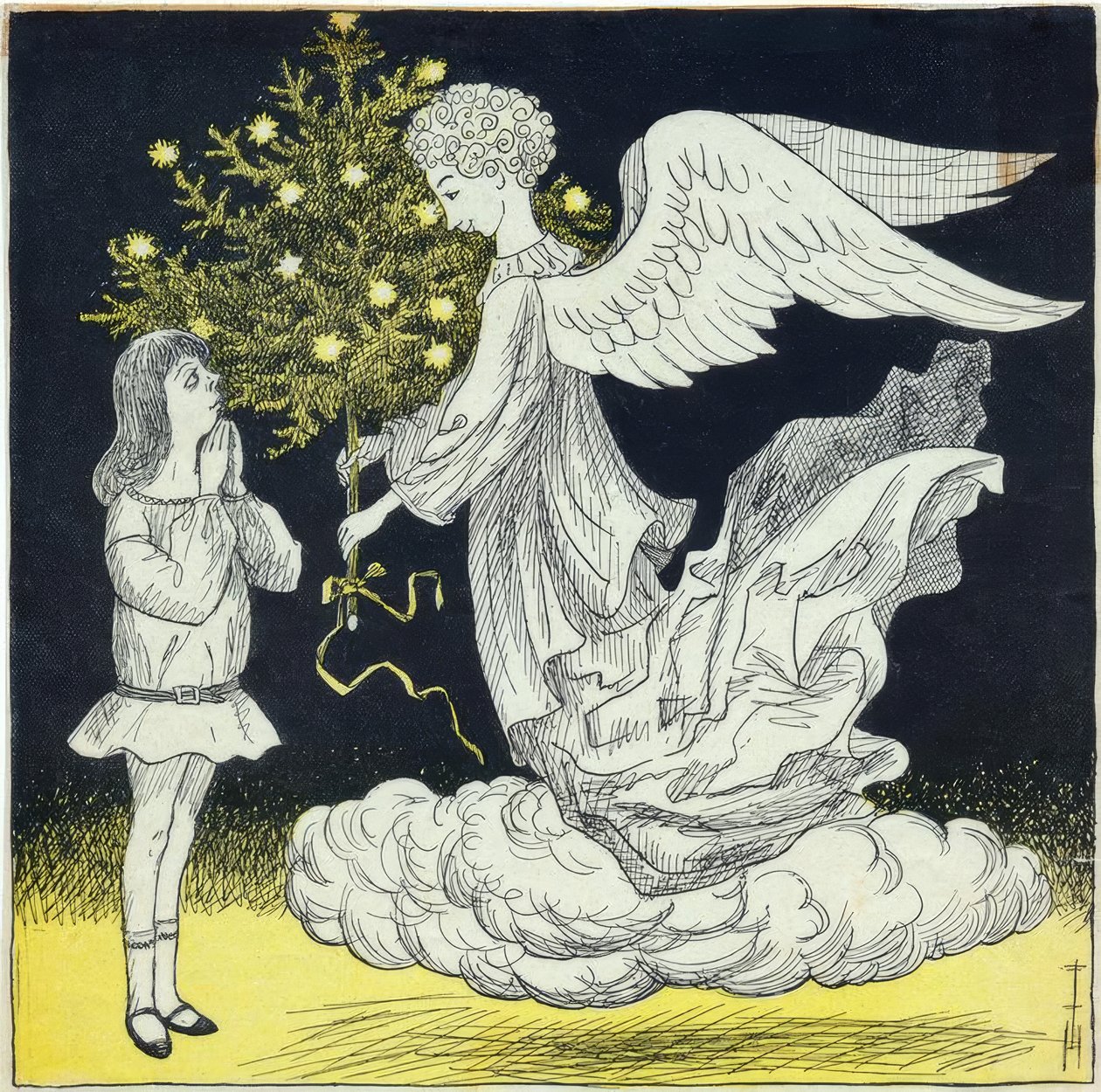 Vánoce 1922 od Thomas Theodor Heine
