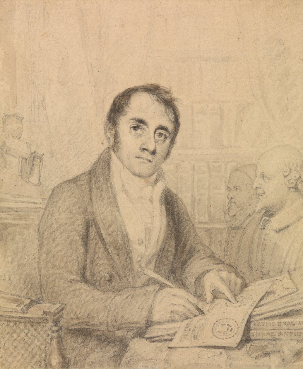 John Britton, F.S.A. od Thomas Uwins