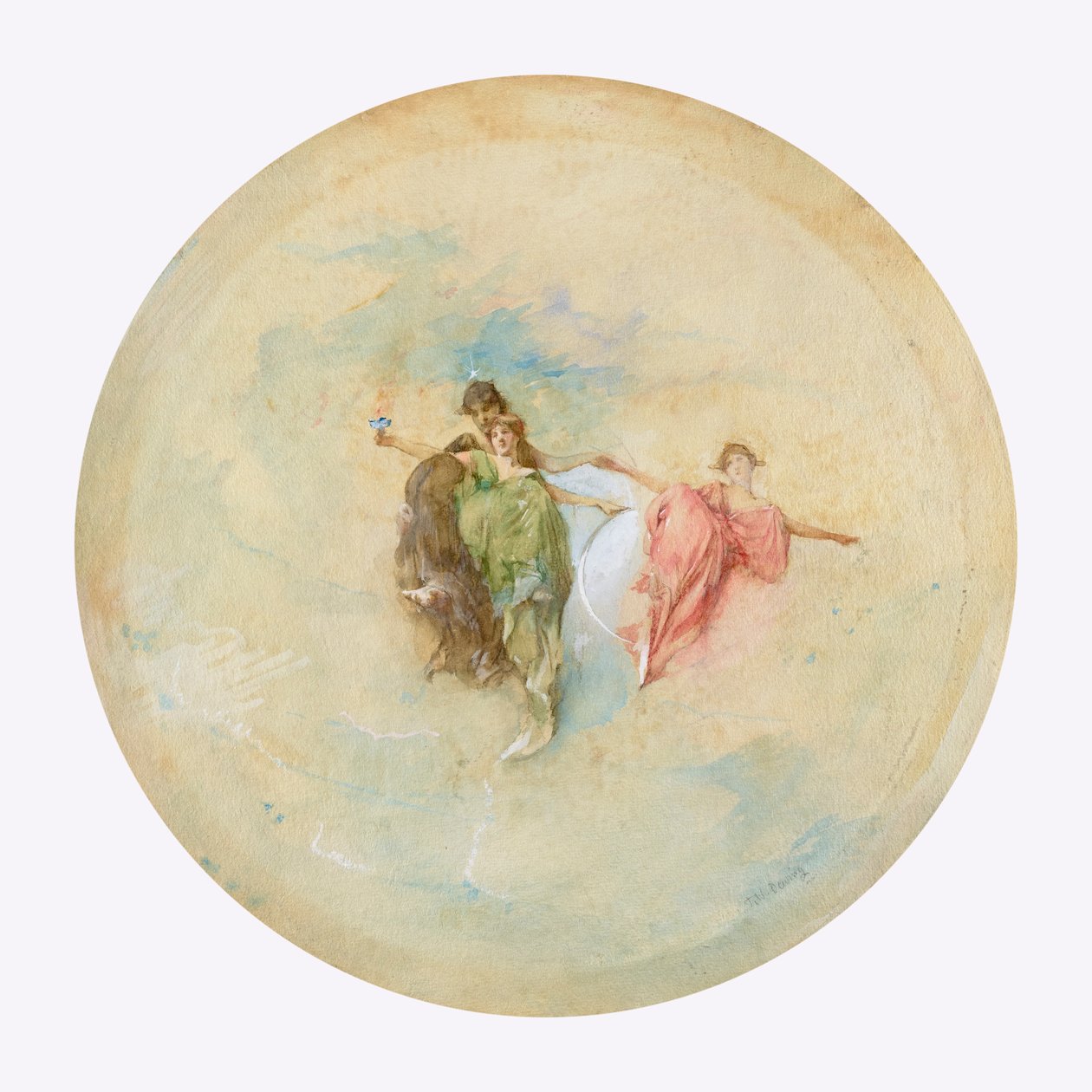Svítání, 1892. od Thomas Wilmer Dewing