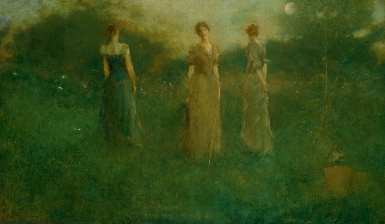 V zahradě, 1892-1894. od Thomas Wilmer Dewing