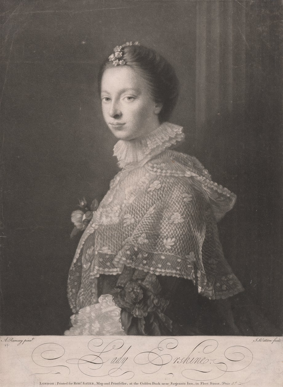 Janet, lady Erskineová od Thomas Watson