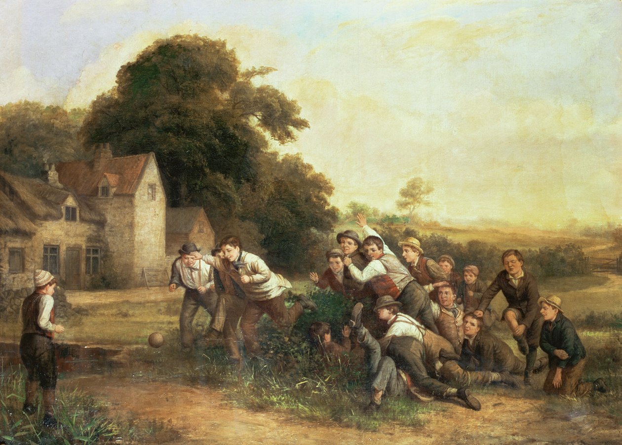 Fotbalová hra od Thomas Webster