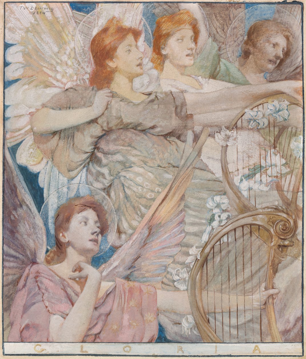 Gloria od Thomas Wilmer Dewing