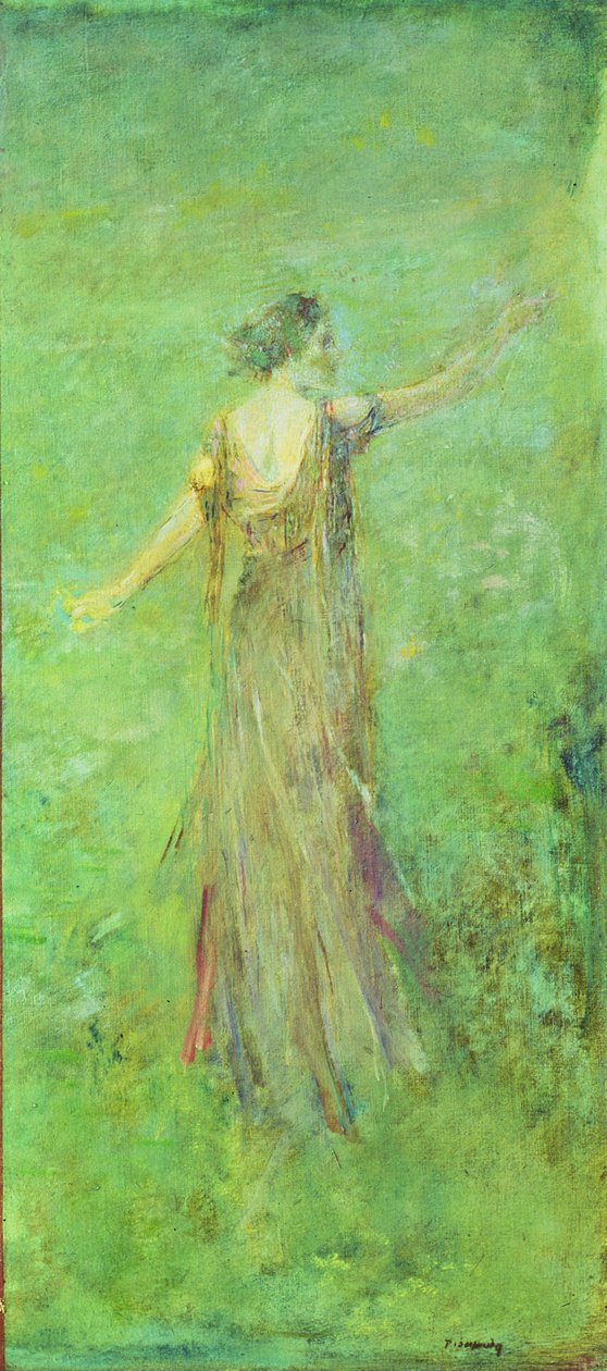 června, cca 1920 (olej na plátně) od Thomas Wilmer Dewing