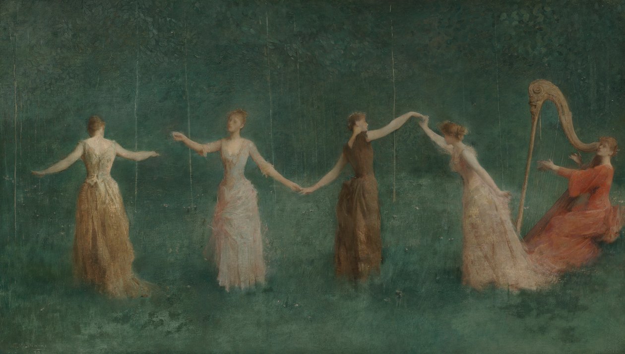Léto od Thomas Wilmer Dewing