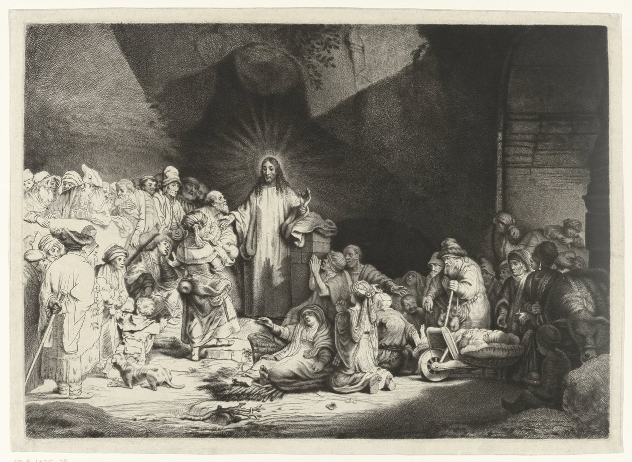Kázání Krista (Sto guldenů) od Thomas Worlidge