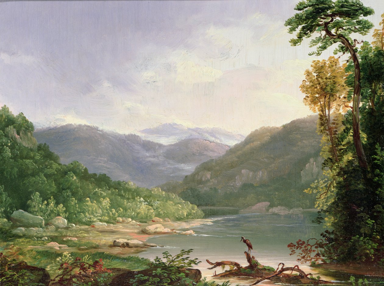 Řeka Kentucky, poblíž řeky Dic od Thomas Worthington Whittredge