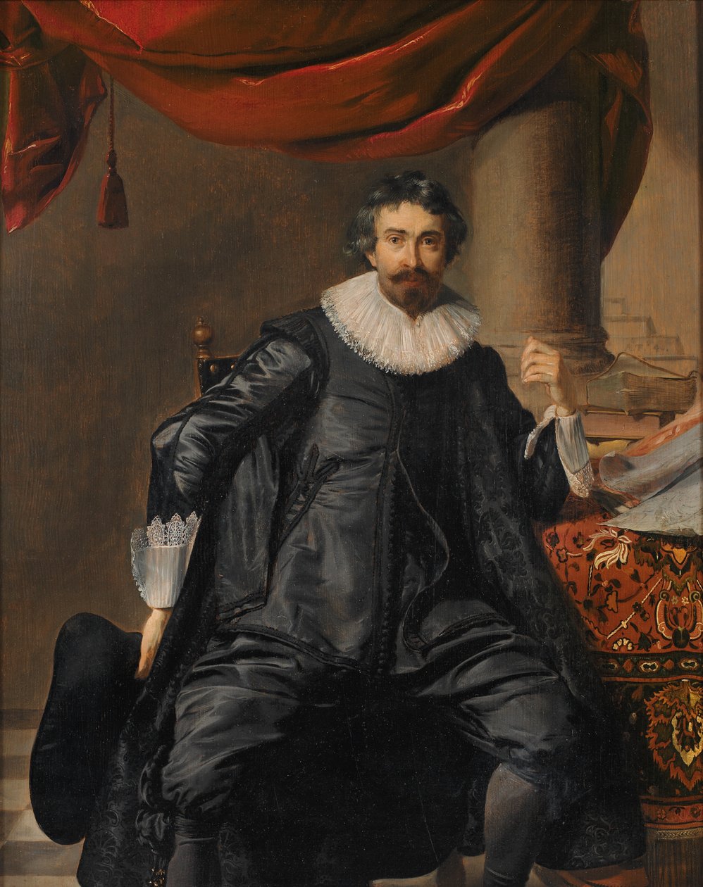 Portrét muže od Thomas de Keyser