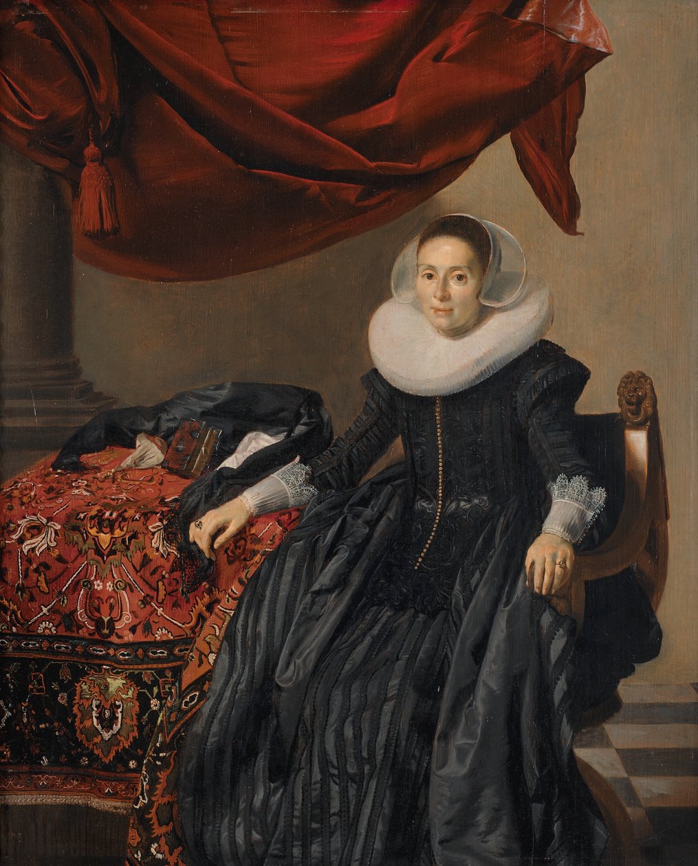 Portrét mladé ženy od Thomas de Keyser