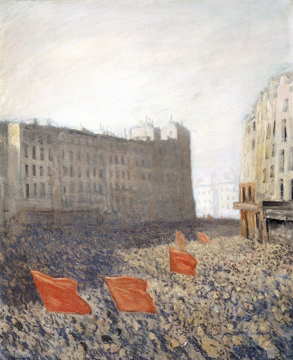 Demonstrace, 1905 od Théophile Alexandre Steinlen