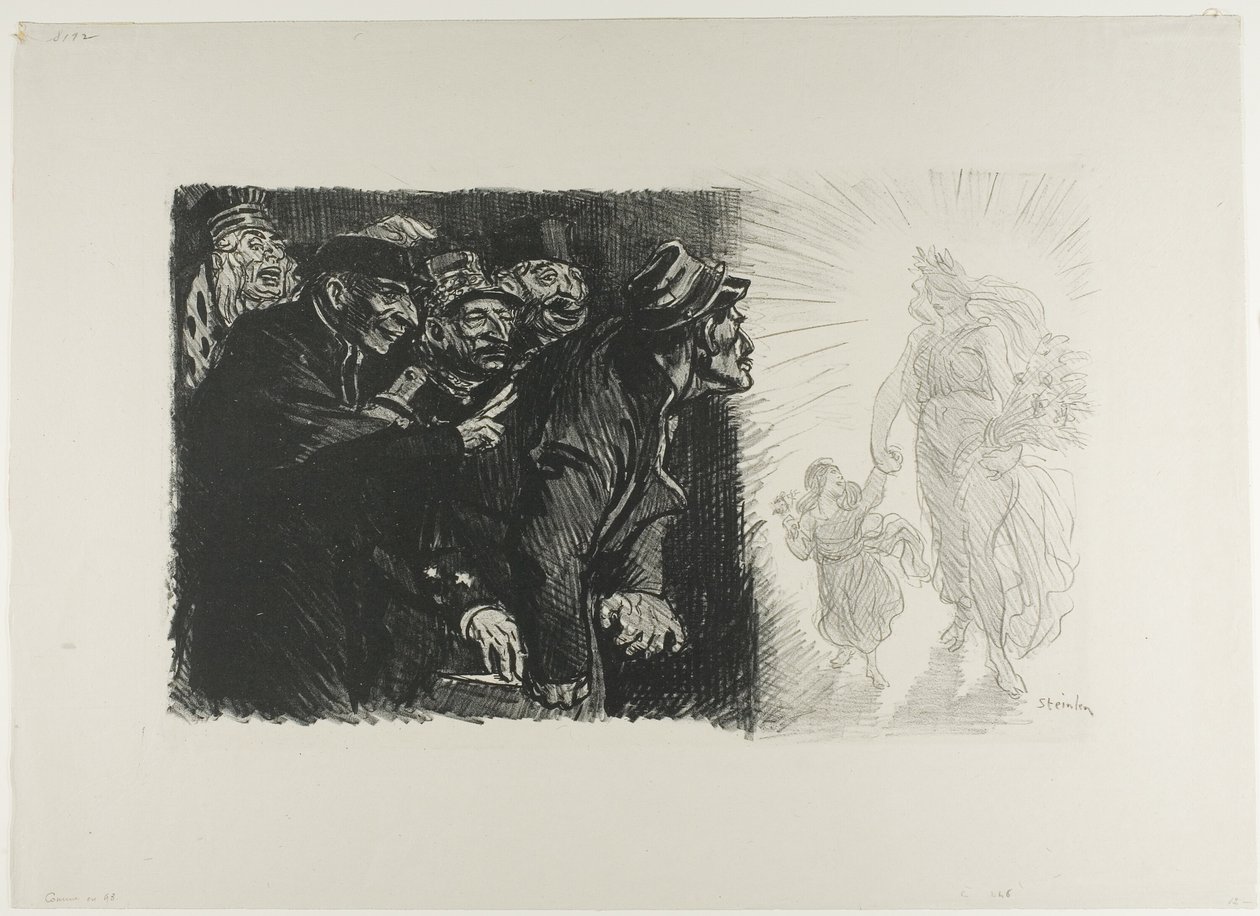 Stejně jako v devadesátém třetím od Théophile Alexandre Pierre Steinlen