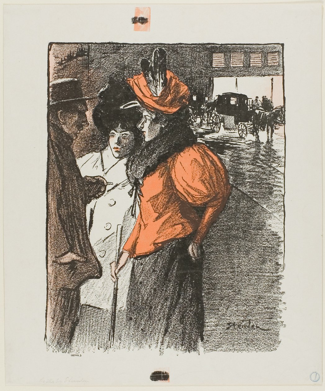Konverzace od Théophile Alexandre Pierre Steinlen