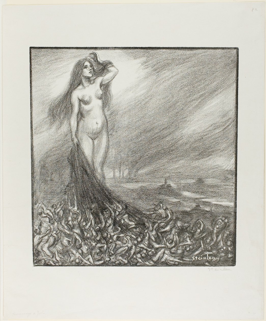 Pocta Zolovi od Théophile Alexandre Pierre Steinlen