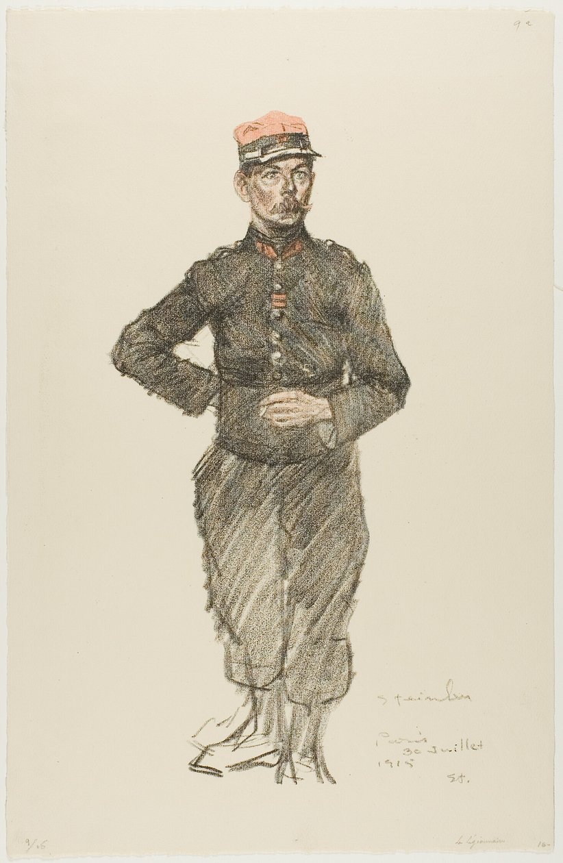 Legionář od Théophile Alexandre Pierre Steinlen