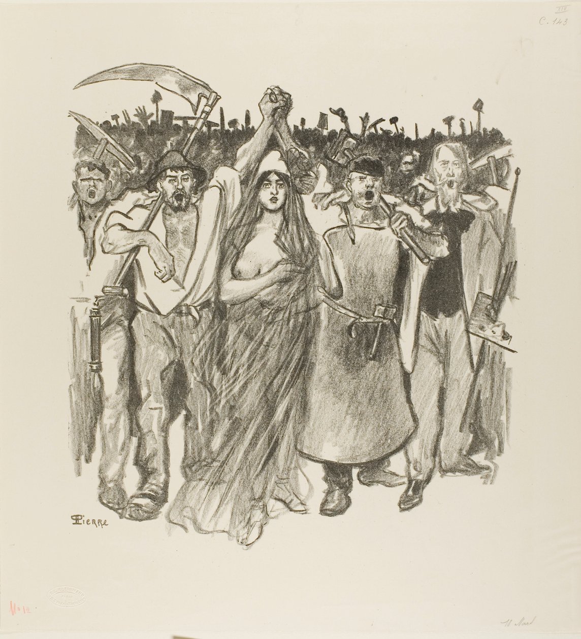 18. března od Théophile Alexandre Pierre Steinlen