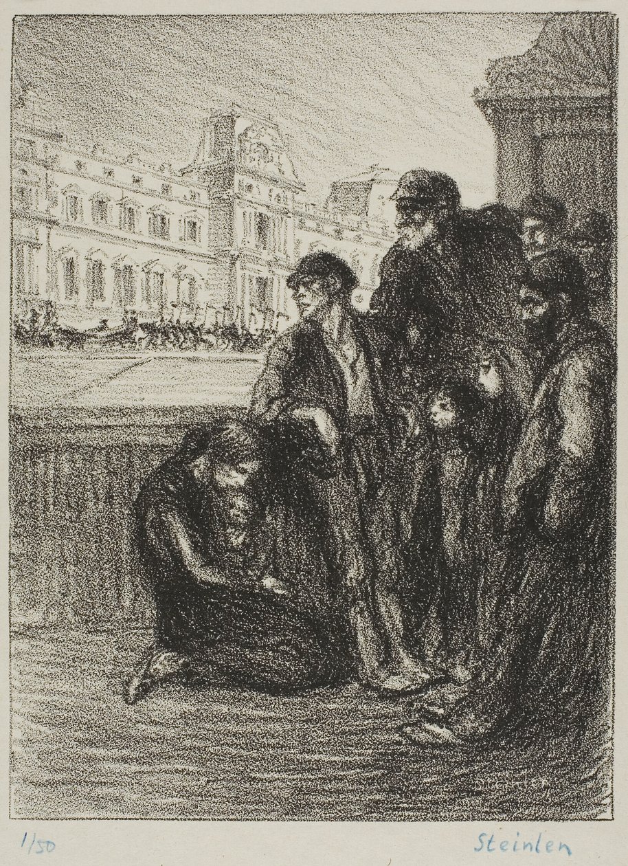 Bída a nádhera od Théophile Alexandre Pierre Steinlen