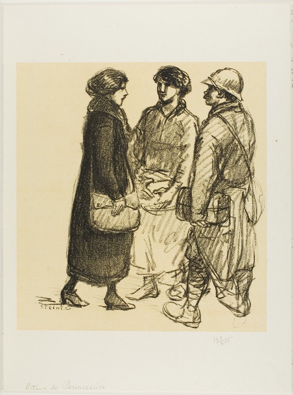 Na dovolené od Théophile Alexandre Pierre Steinlen