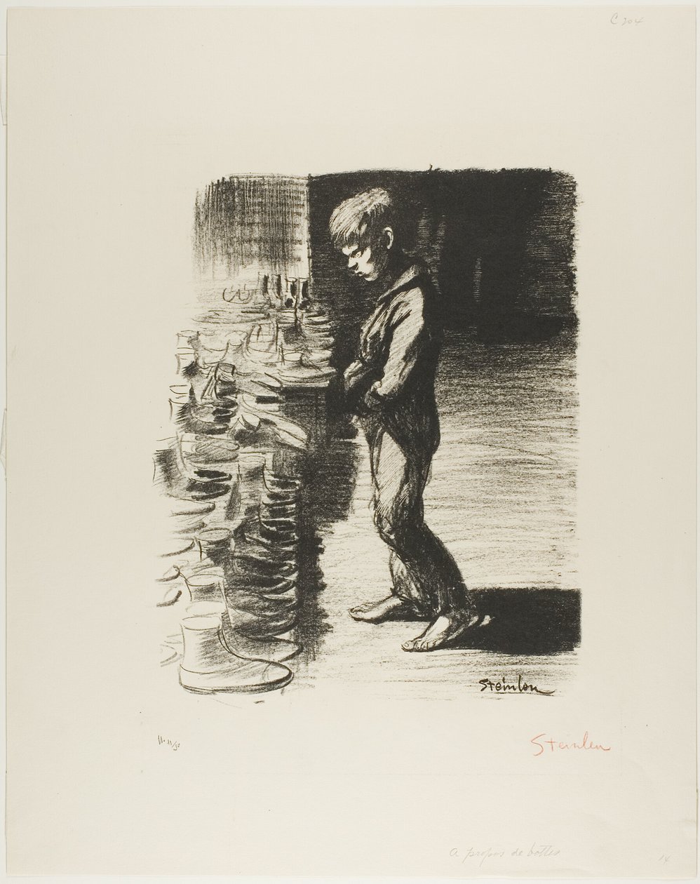 K tématu bot od Théophile Alexandre Pierre Steinlen
