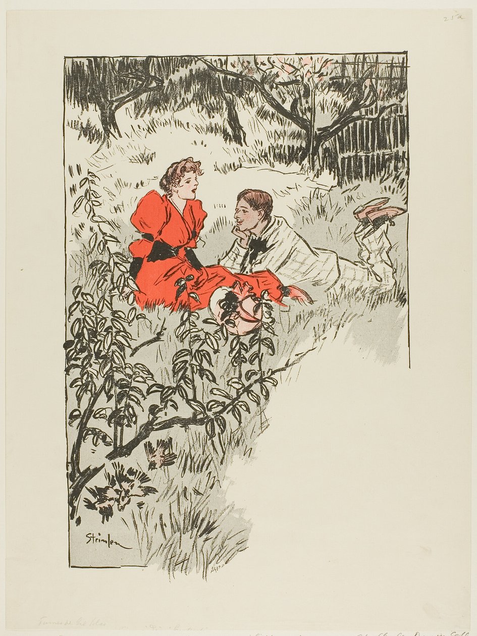 Spring od Théophile Alexandre Pierre Steinlen