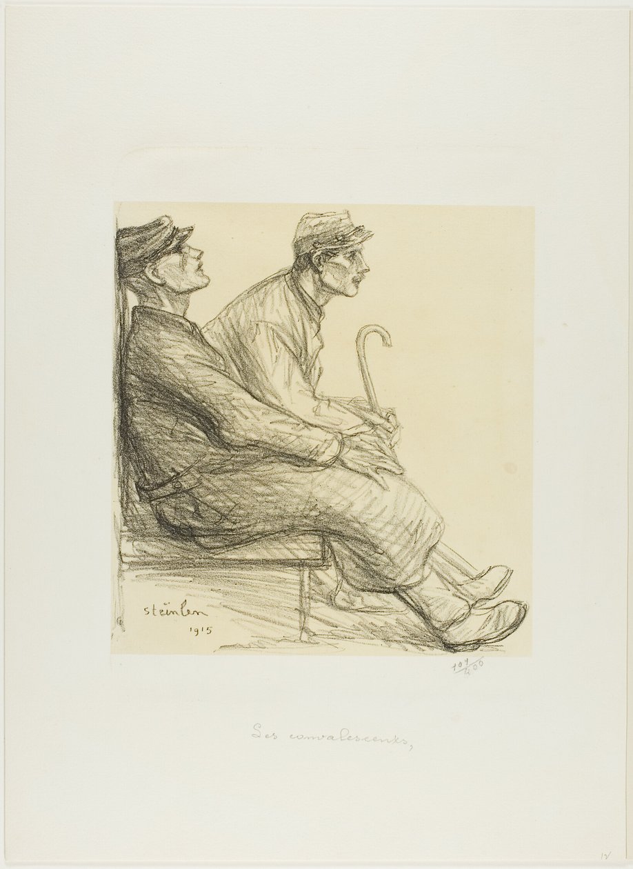 Rekonvalescenti od Théophile Alexandre Pierre Steinlen