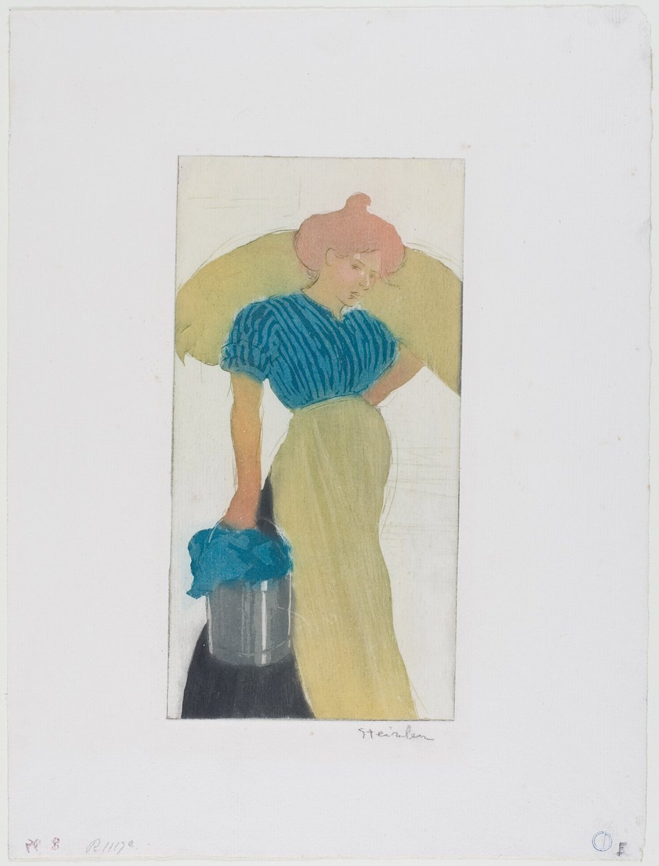 Prádelna od Théophile Alexandre Pierre Steinlen