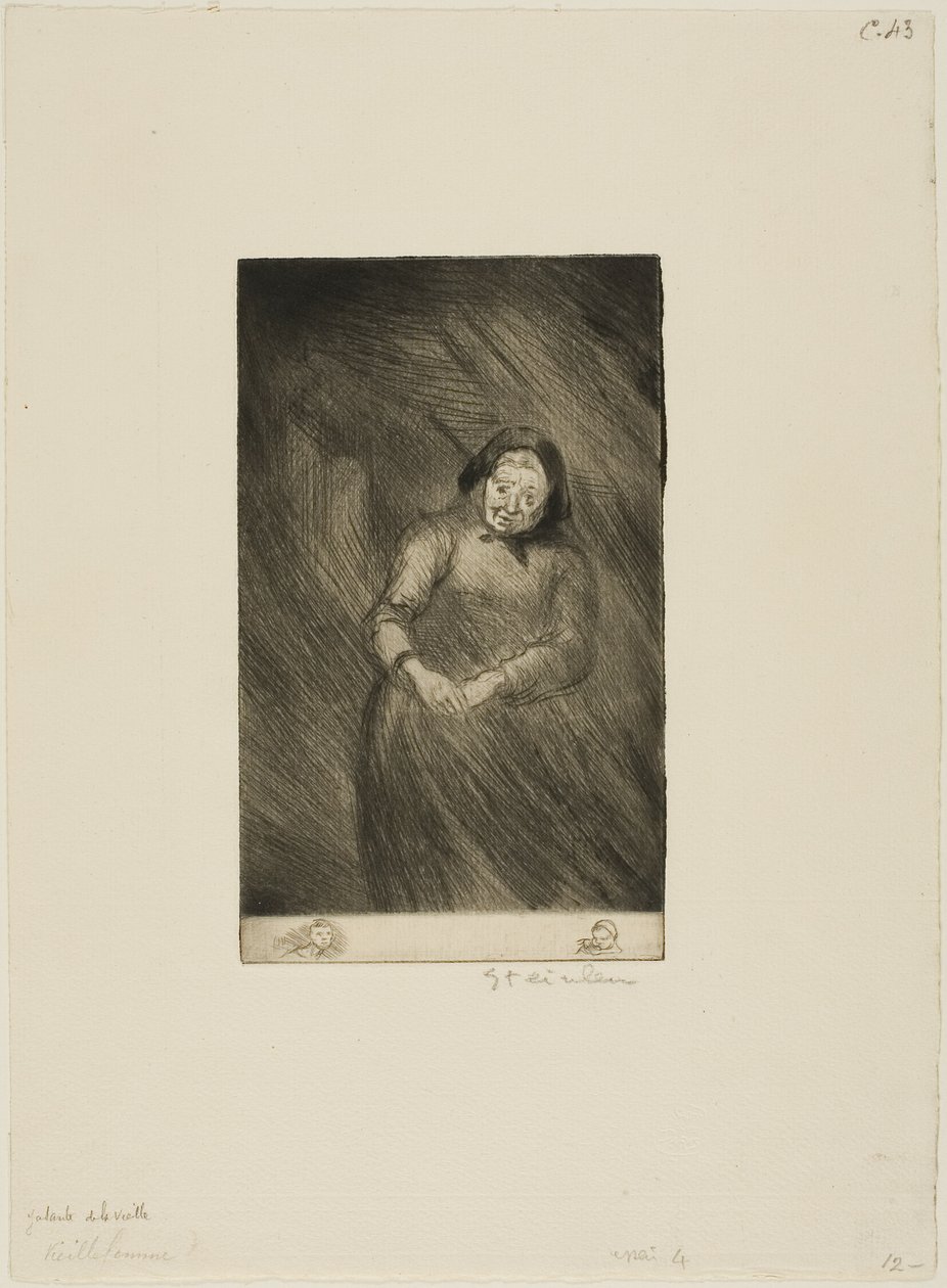 Starý kecálek od Théophile Alexandre Pierre Steinlen