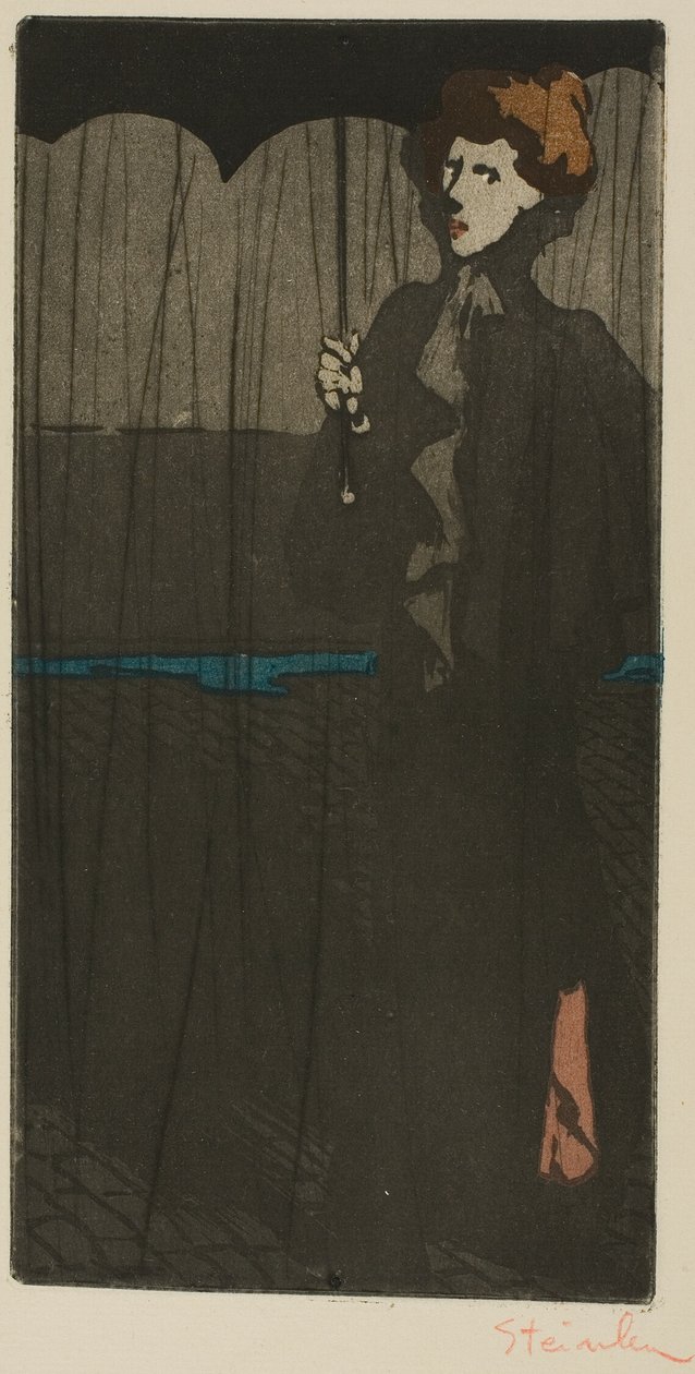Sprcha od Théophile Alexandre Pierre Steinlen