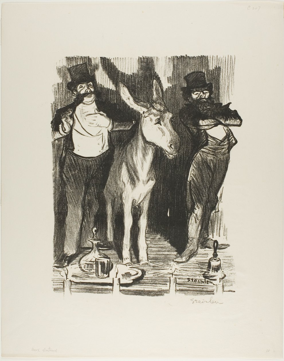 Voličům od Théophile Alexandre Pierre Steinlen