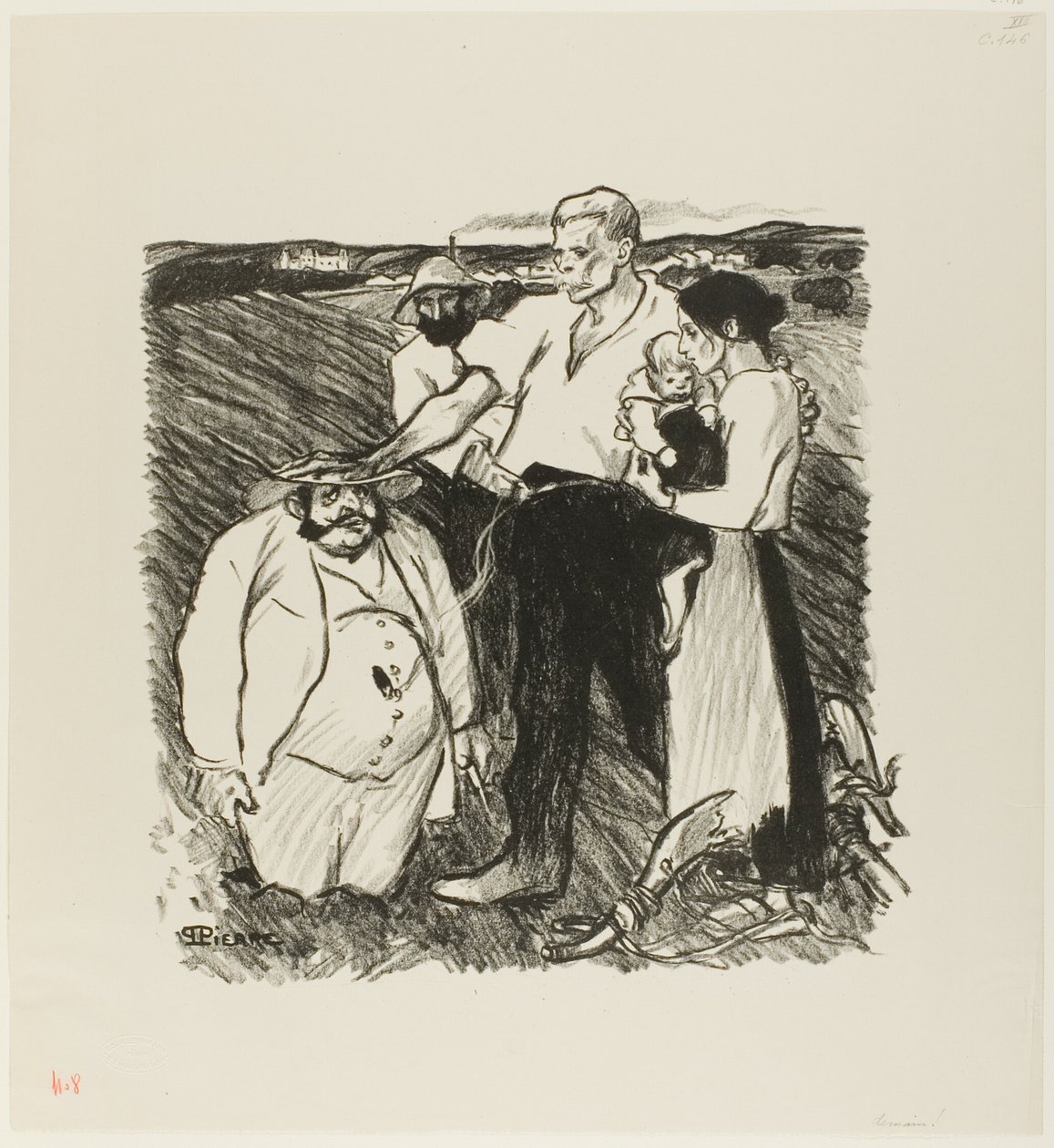 Zítra! od Théophile Alexandre Pierre Steinlen