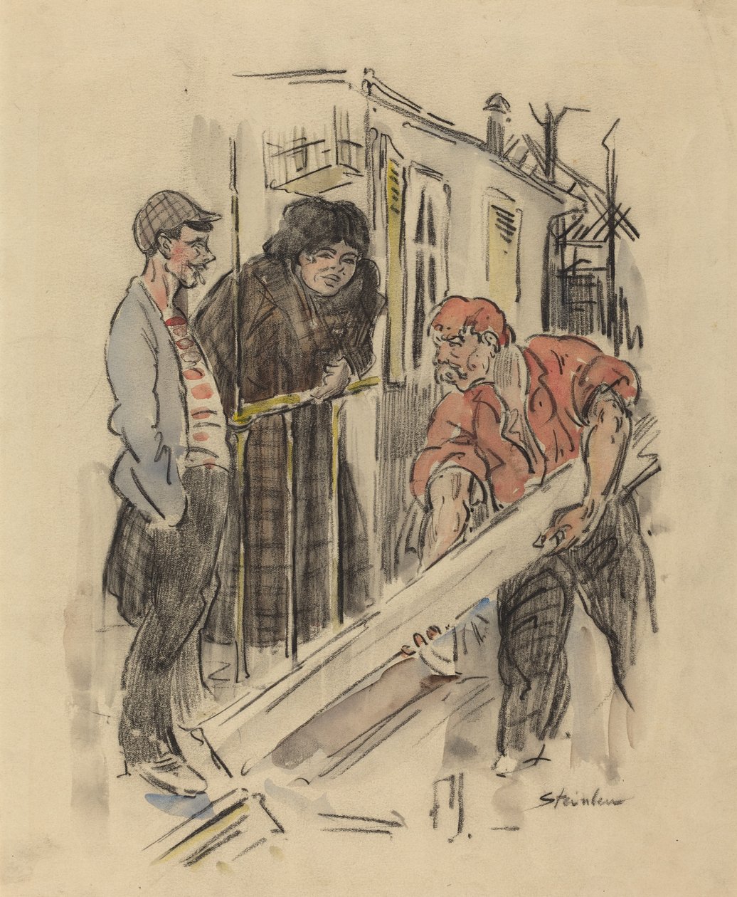 Drby, konec 19.-začátek 20. století. od Théophile Alexandre Steinlen