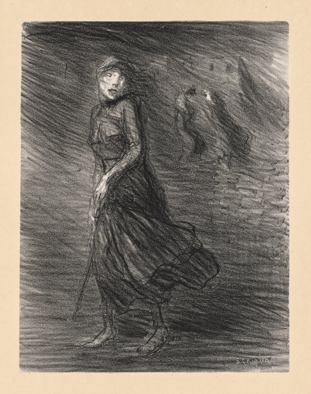 Na ulici (Dans la Rue) od Théophile Alexandre Steinlen