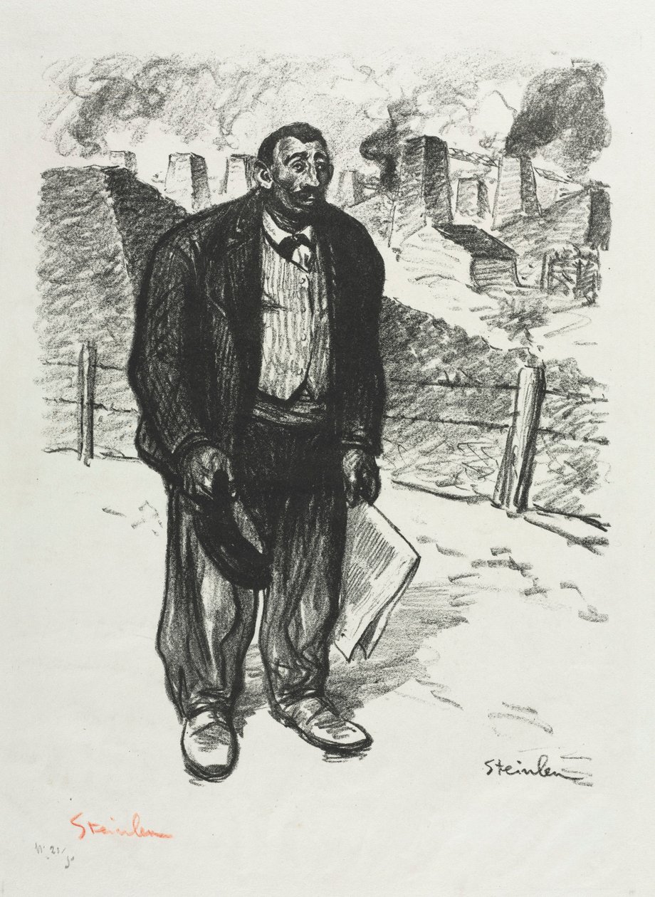Poctivý pracovník od Théophile Alexandre Steinlen