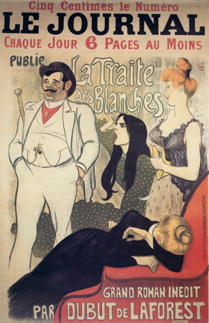The Journal“, plakát, 1899. od Théophile Alexandre Steinlen