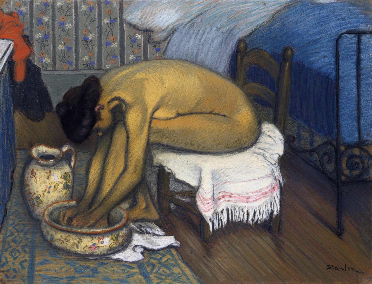 Lázně, 1902 od Théophile Alexandre Steinlen