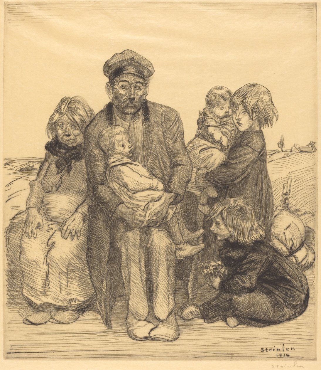 Chudina od Théophile Alexandre Steinlen