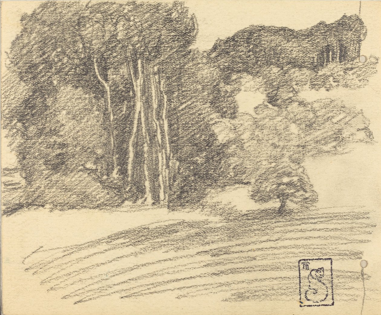 Les v Courdemanche, 1895. od Théophile Alexandre Steinlen