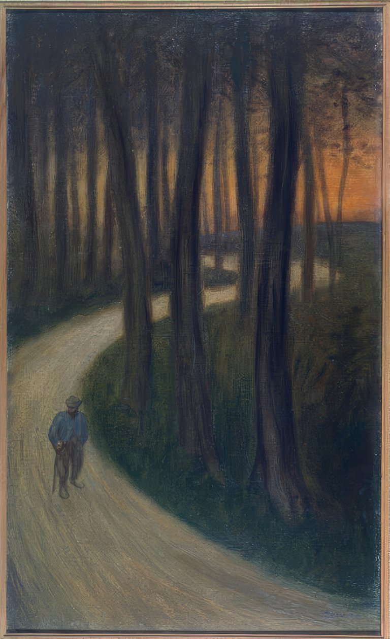 Tulák od Théophile Alexandre Steinlen
