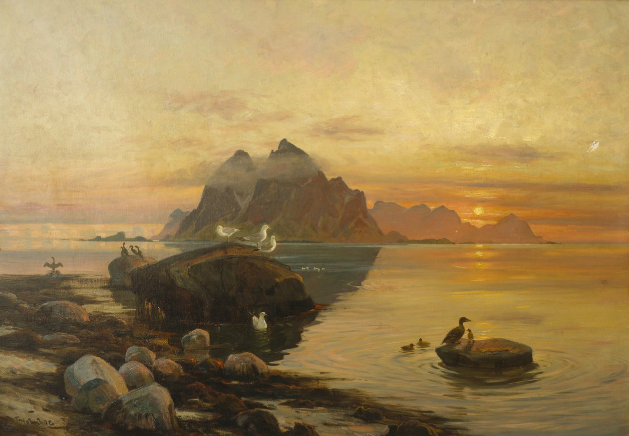 Bird Life (olej na plátně) od Thorolf Holmboe