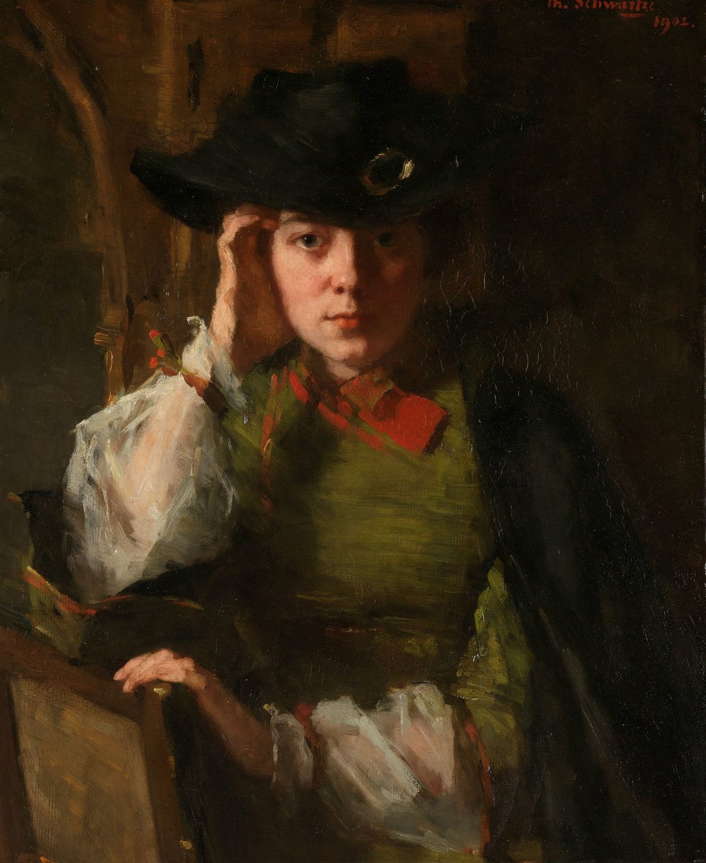 Portrét Lizzy Ansingh od Thérèse Schwartze
