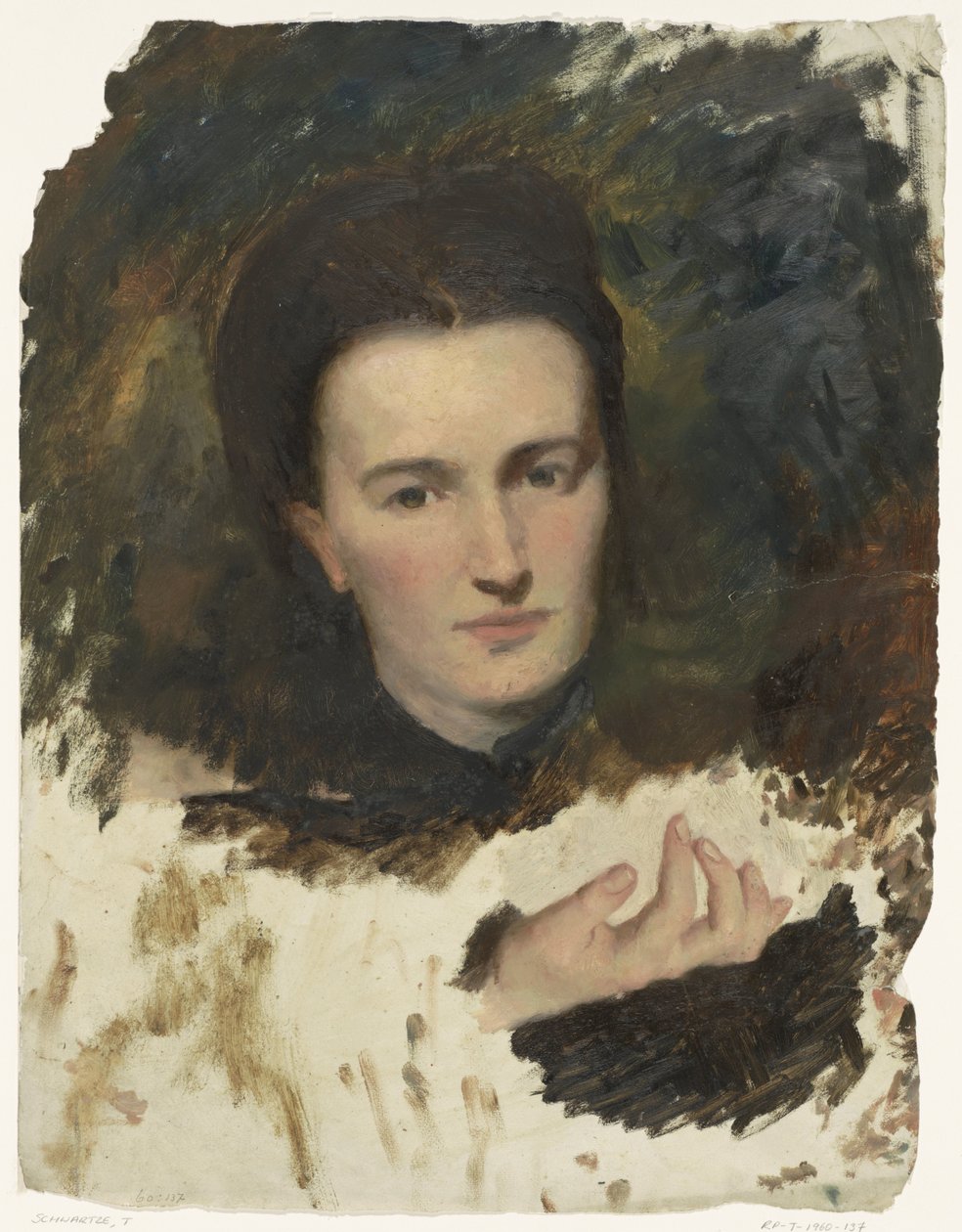 Portrét ženy od Thérèse Schwartze
