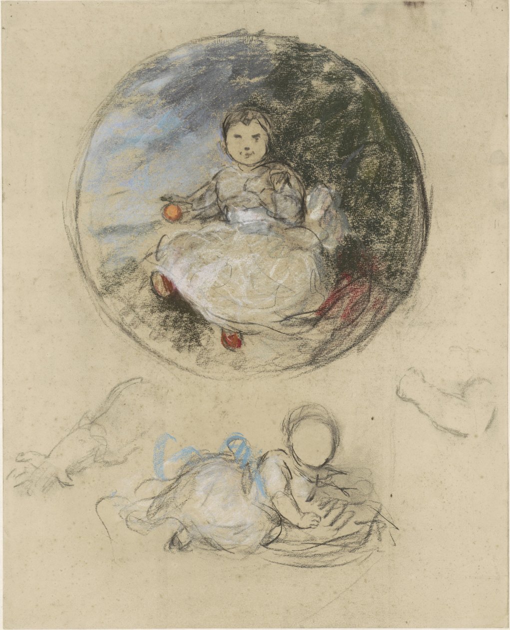 Dvě studie princezny Juliany od Thérèse Schwartze