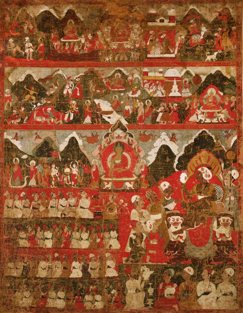 Děkuji (malované hedvábí) od Tibetan School