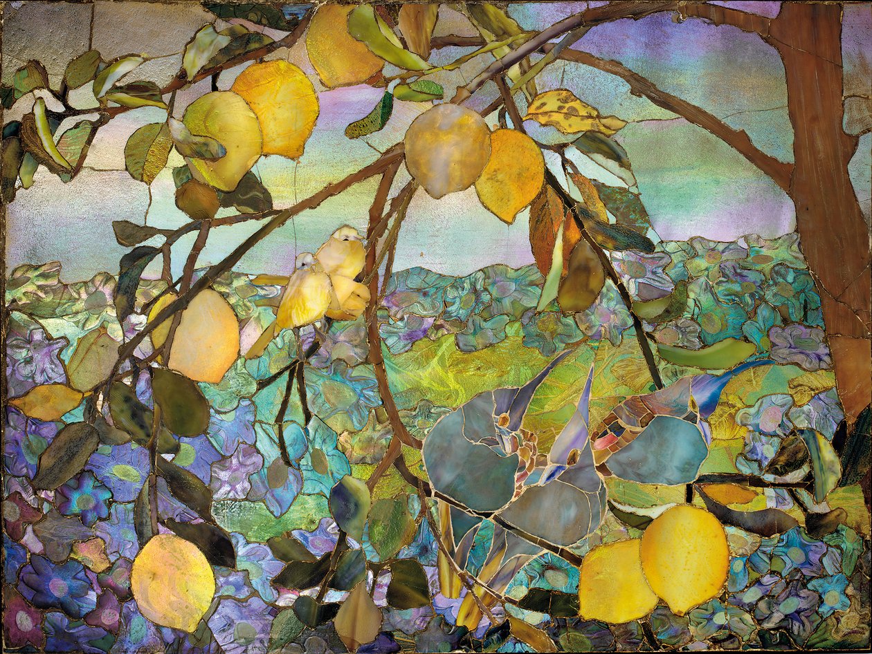 Favrile mosaic panel, c.1910 od Tiffany Studios