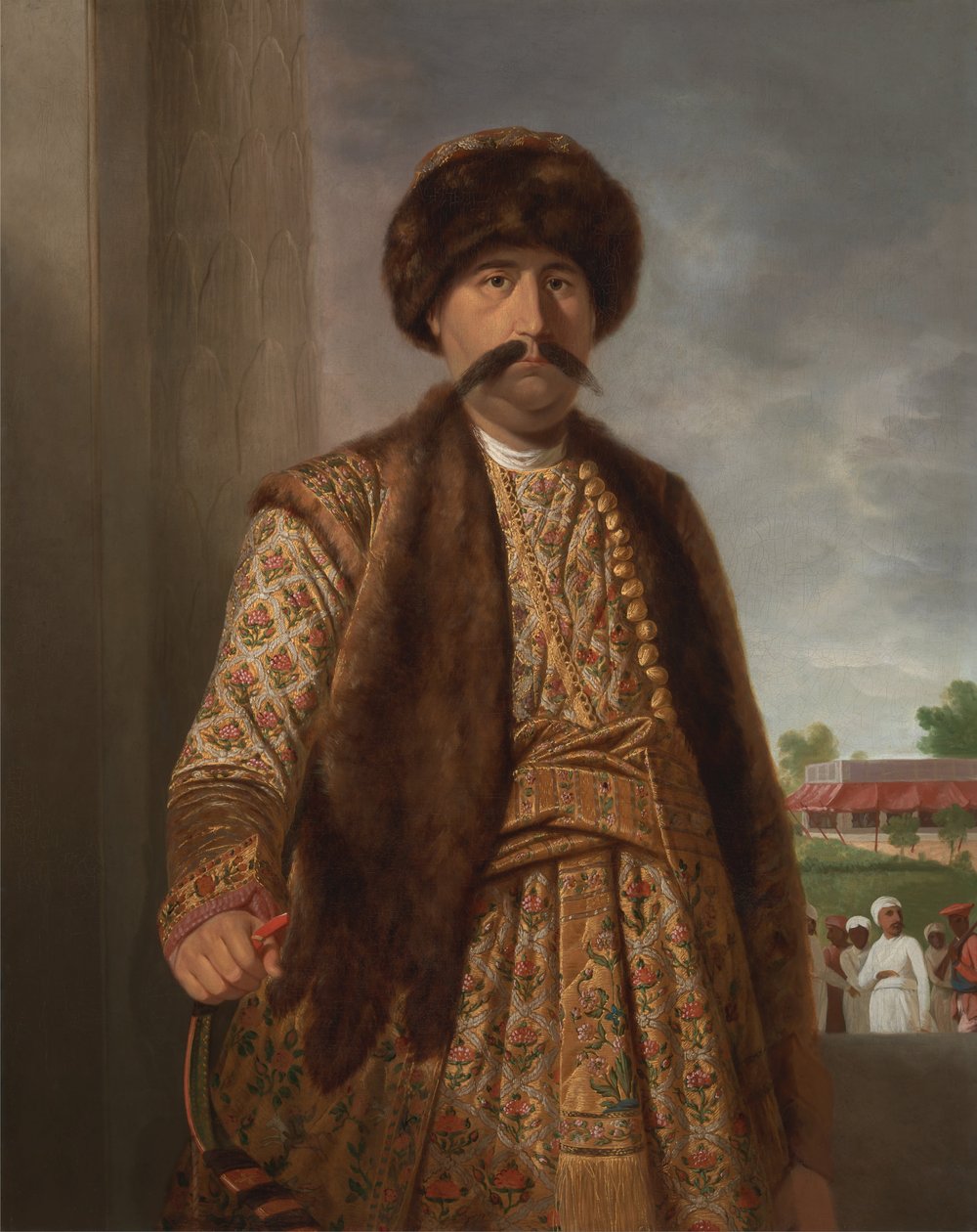 Shuja-ud-Daula, Nawab z Oudhu od Tilly Kettle